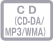 CD(CD-DA/MP3/WMA)