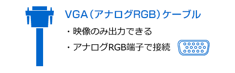 VGA（アナログRGB）ケーブル