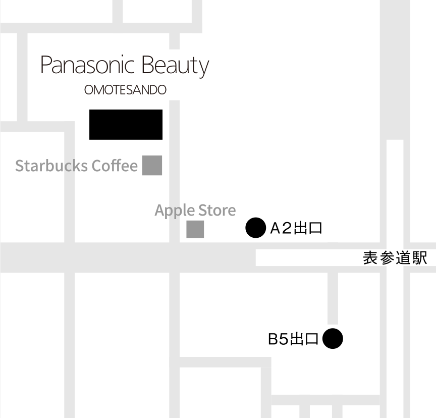 Panasonic Beauty 表参道 アクセス地図