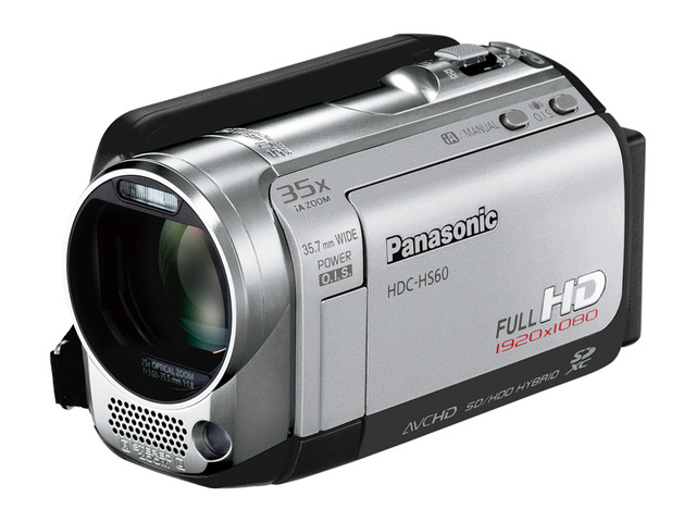 写真：デジタルハイビジョンビデオカメラ HDC-HS60-S（サニーシルバー）