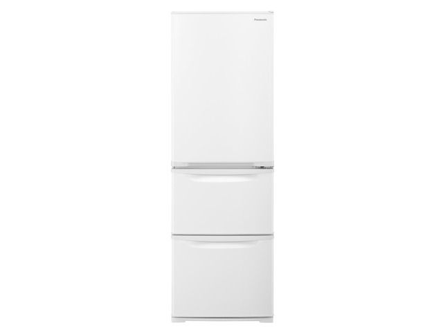 写真：スリム冷凍冷蔵庫 NR-C373C-W（グレイスホワイト 右開き）