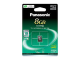 写真：8GB　microSDHCカード RP-SM08GCJ1K