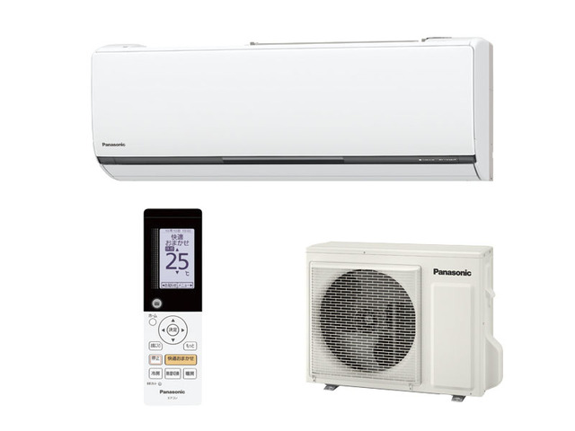 写真：インバーター冷暖房除湿タイプ　ルームエアコン CS-X224C/S-W（クリスタルホワイト）