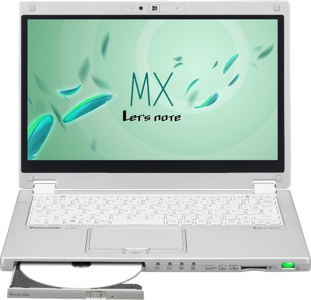 写真：ノートパソコン（i7、ブルーレイディスクドライブモデル） CF-MX3ZDYBR