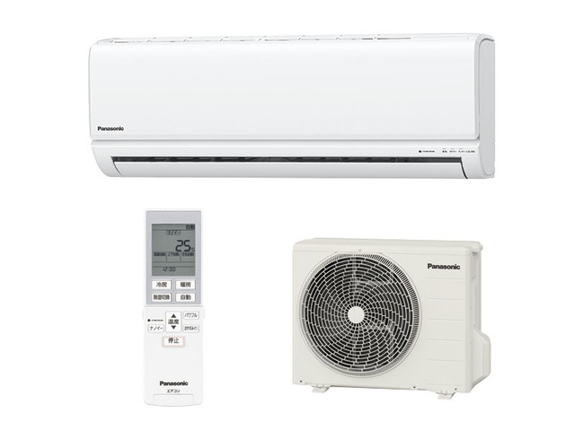 写真：インバーター冷暖房除湿タイプ　ルームエアコン CS-J255C/S-W（クリスタルホワイト）