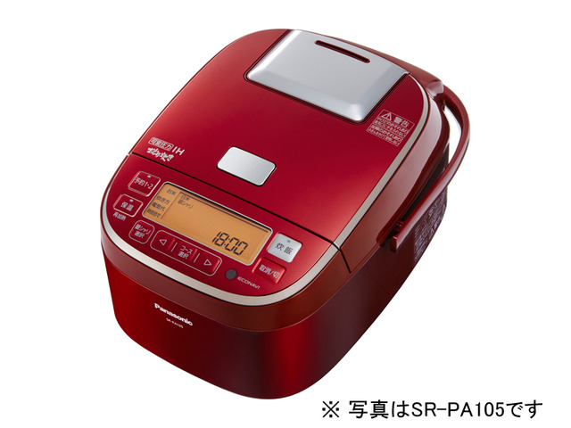 写真：可変圧力IHジャー炊飯器 SR-PA185-R（レッド）