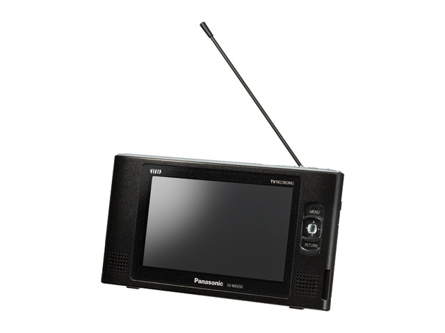 写真：ポータブルワンセグテレビ SV-ME650-K（ブラック）