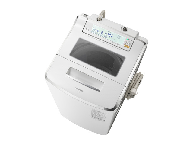 写真：全自動洗濯機 NA-JFA801-W（クリスタルホワイト）