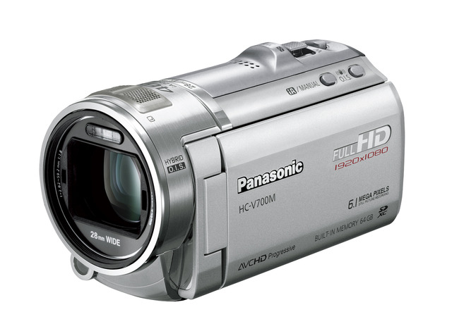 写真：デジタルハイビジョンビデオカメラ HC-V700M-S（シルバー）