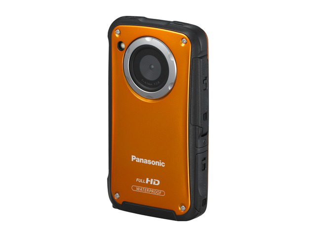 写真：ハイビジョンモバイルカメラ HM-TA20-D（橙）