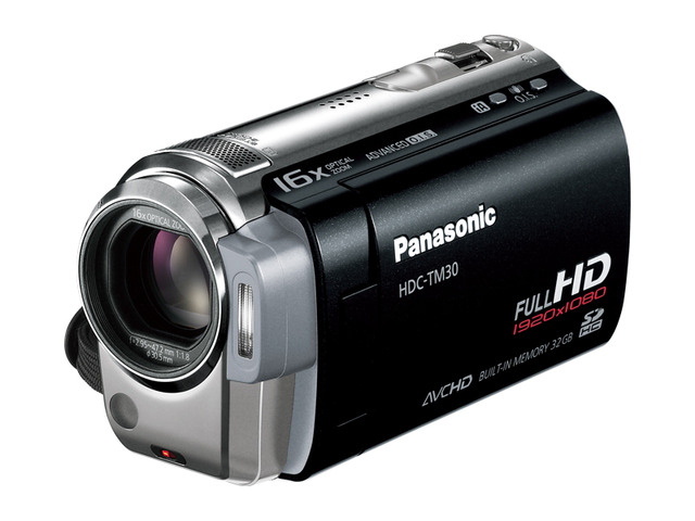 写真：デジタルハイビジョンビデオカメラ HDC-TM30-K（オニキスブラック）