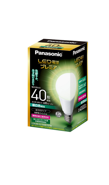 写真：LED電球プレミア 4.4W（昼白色相当） LDA4NGZ40ESW