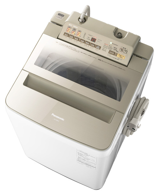 写真：全自動洗濯機 NA-FA80H3-N（シャンパン）