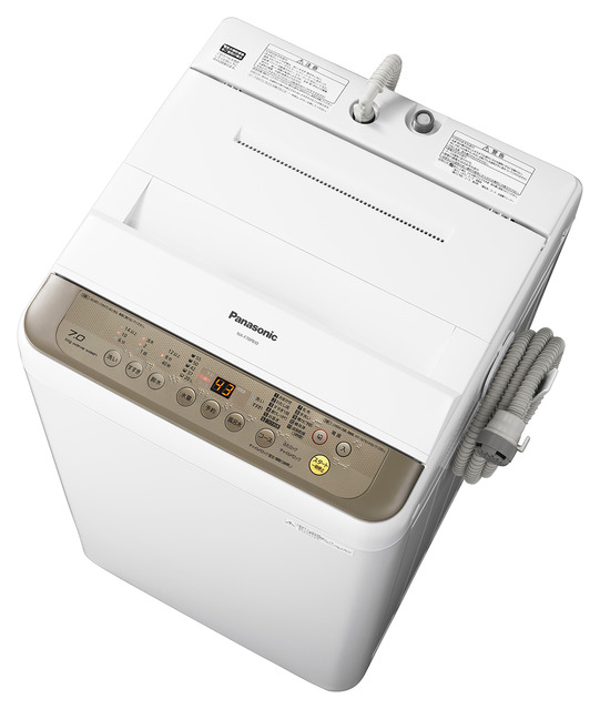 写真：全自動洗濯機 NA-F70PB10-T（ブラウン）