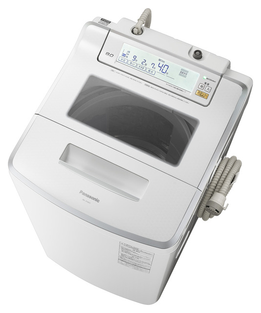 写真：全自動洗濯機 NA-JFA803-W（クリスタルホワイト）