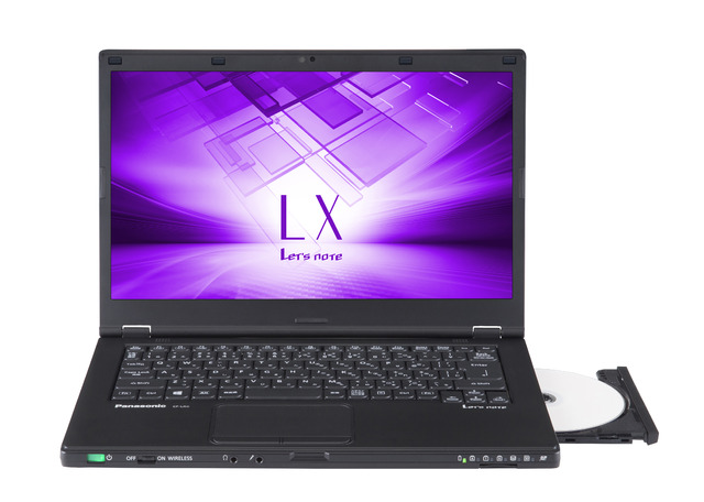 写真：ノートパソコン（i7、ブルーレイディスクドライブ、ブラック、SSD+HDD、Office搭載モデル） CF-LX6QDXQR