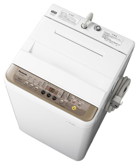 写真：全自動洗濯機 NA-F70PB11-T（ブラウン）