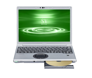 ノートパソコン　SVシリーズ（12.1型クアッドコアCPU　i5、SSD256GB（PCIe）、メインメモリー16GB、スーパーマルチドライブ、指紋センサー＆顔認証対応、Office2019搭載） CF-SV9NDMQR