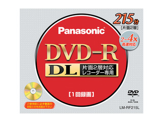 片面2層215分　8.5GB　DVD-Rディスク LM-RF215L