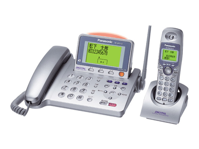 写真：コードレス電話機（子機１台付き） VE-GP01DL
