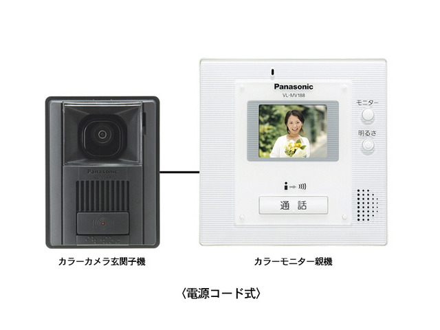 カラーテレビドアホン（電源コード式） VL-SV188KP 商品概要 | ファクス／電話機 | Panasonic