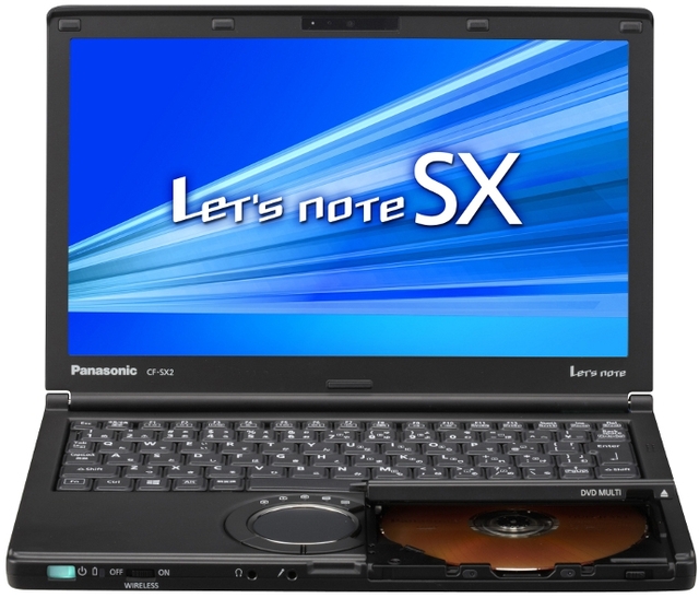 写真：ノートパソコン（ブラックOfficeモデル） CF-SX2LEQBR