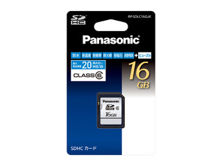 16GB　SDHCメモリーカード RP-SDLC16GJK