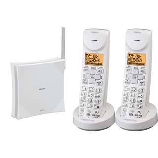 デジタルコードレス留守番電話機 TEL-DHW3(W)
