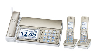 デジタルコードレス普通紙ファクス（受話子機＋子機2台付き） KX-PD604DW