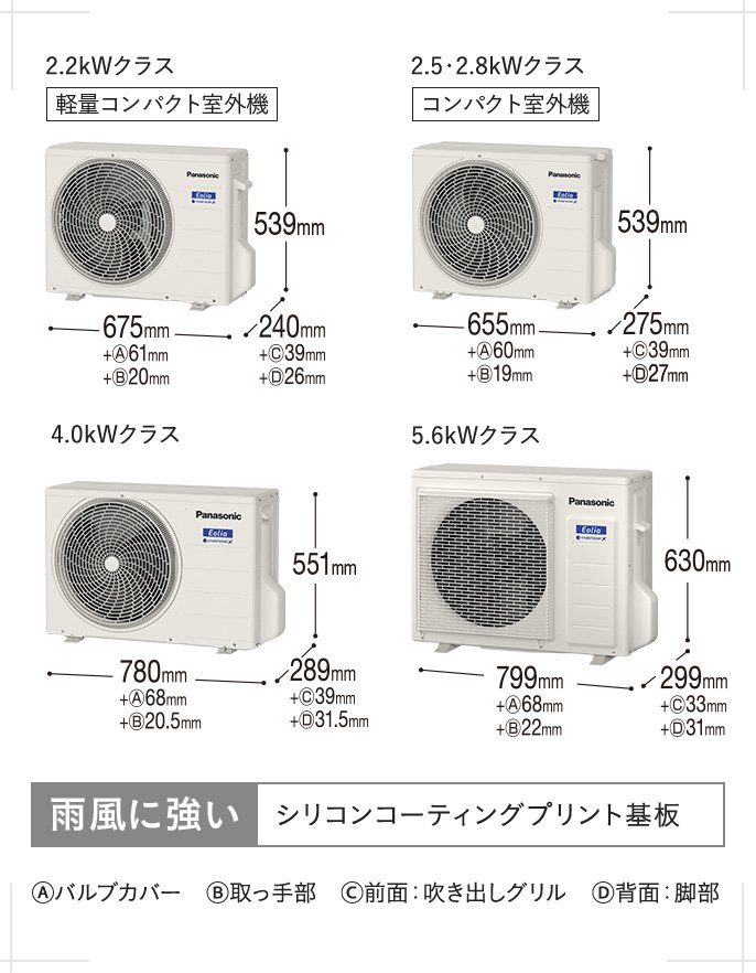 冷暖房/空調 エアコン エオリア Jシリーズ（2022年モデル） | 商品一覧 | エアコン | Panasonic