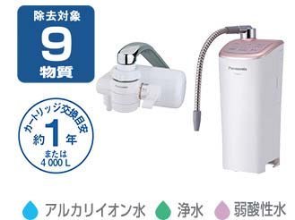 商品一覧 | 浄水器・還元水素水生成器・アルカリイオン整水器 | Panasonic