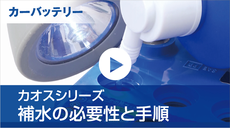 2022年発売のカオスシリーズ 補水の必要性と手順