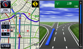 ハイウェイ分岐案内