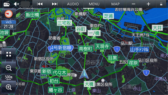 HD地図表示 | F1X10C1D | Strada [ストラーダ] | カーナビ | Panasonic