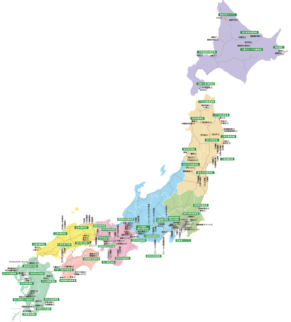 今後開通予定の新道路に対応