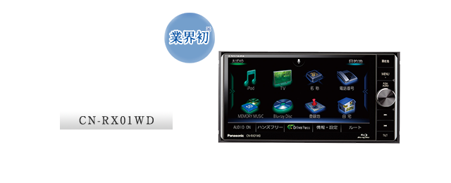 CN-RX01WD：【業界初】ブルーレイディスクプレーヤー内蔵