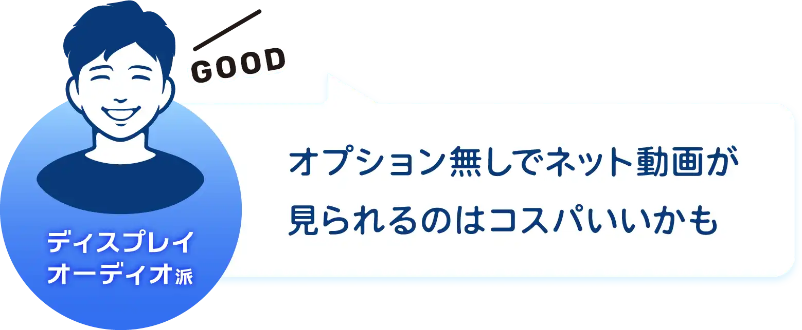 ディスプレイオーディオ派　オプションなしでネット動画が見られるのはコスパいいかも