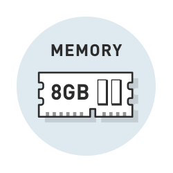 メモリ8GB