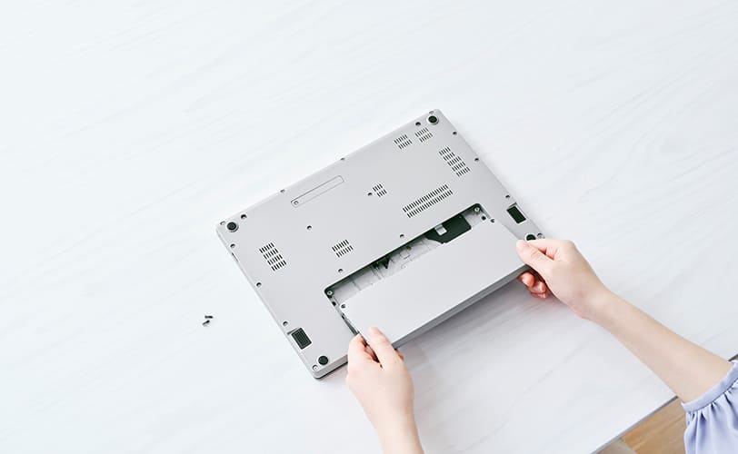 自分で交換できるバッテリーパック