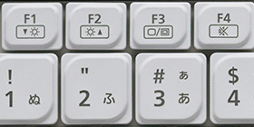 リーフ型キーボード