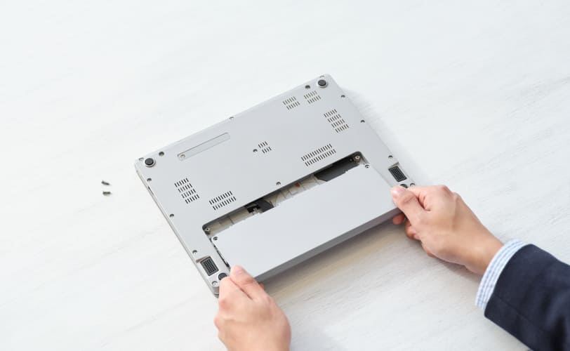 自分で交換できるバッテリーパック