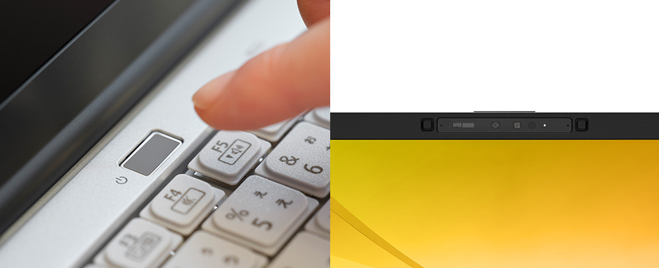 指紋認証と顔認証