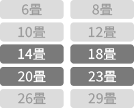 14,18,20,23畳
