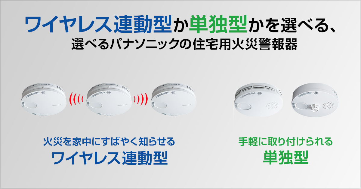 サポート | 住宅用火災警報器 | Panasonic