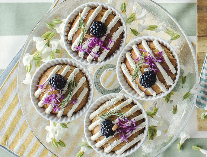 ストライプチーズケーキ