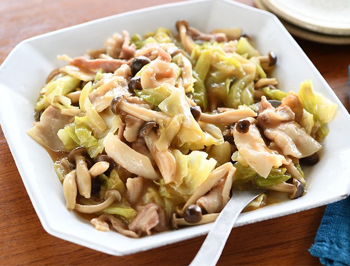 【オレンジページ レシピ】豚バラとキャベツのオイスター炒め