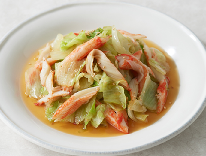 レタスの中華風サラダ