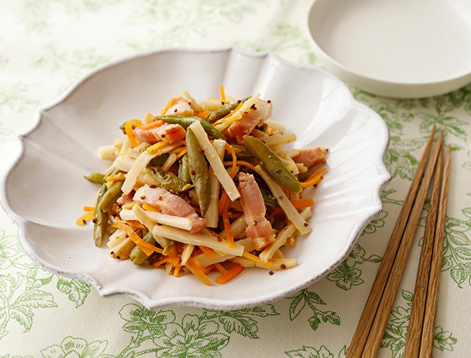 【オレンジページ レシピ】たけのこの洋風きんぴら