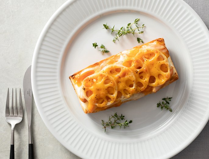 【辻調グループ監修】れんこんのタルティーヌ