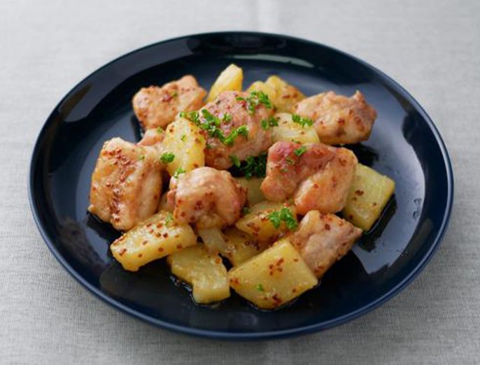 鶏とじゃがいものハニーマスタード